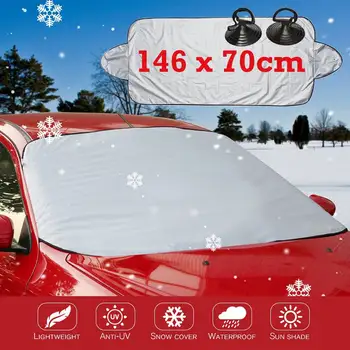

Universal UV Protect Car Front Wind Shield Windscreedn Cover Anti Snow Frost Ice Shield Waterproof Dust Protector