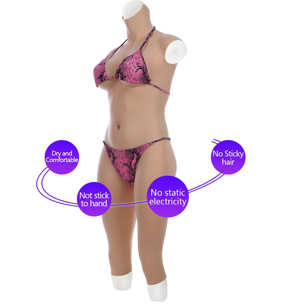 7Th Generation Crossdresser Silicone Breast Bodysuit Artifical Vagina Real Pusssy Fake Breast Forms Hip Enhancer Silicone Boobs (5)