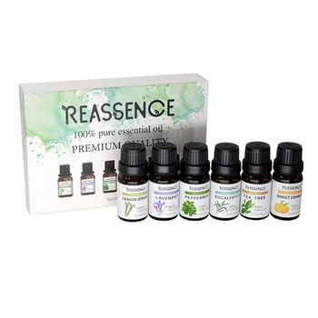 

6pcs Single Aromatherapy Essential Oil Set Relieve Stress Pain Relief Nourishing Skin Body Massage Oil Kit