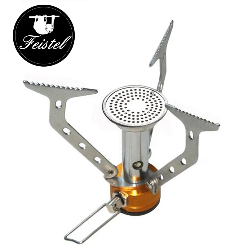 

Portable Single People Three-legged Camping Gas Stove For Outdoor Team Family Cooking Camping Picnic Self-driving