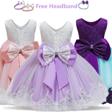 Рождественское платье; одежда для маленьких девочек; платье для новорожденных; платье принцессы для крещения; наряды для крещения