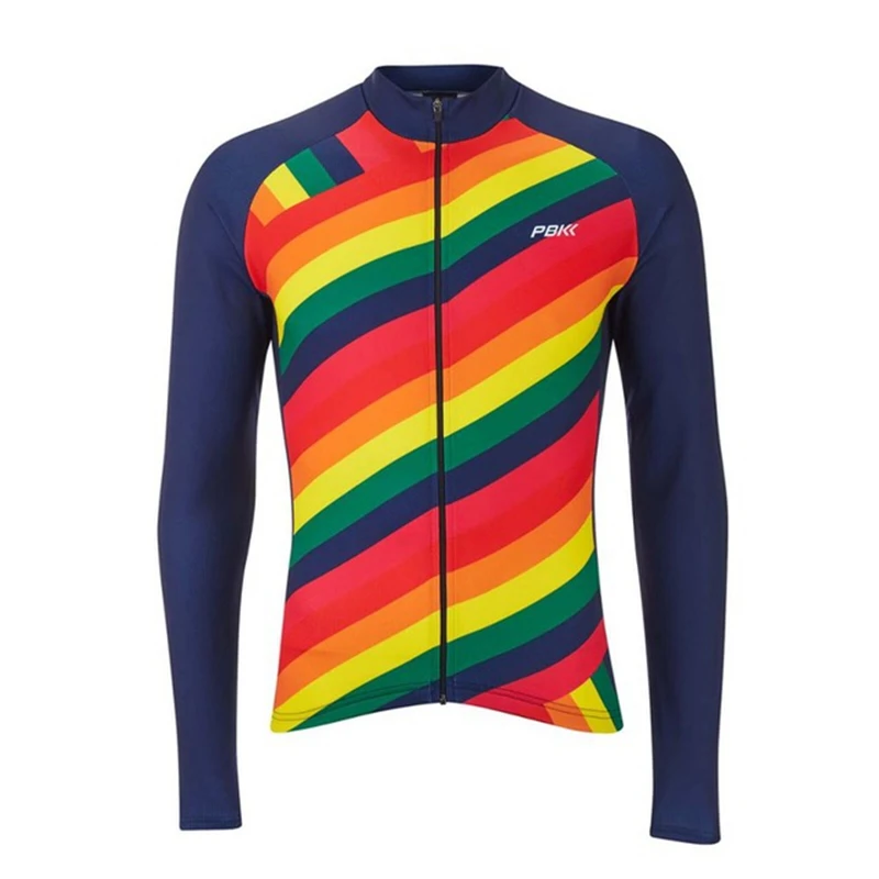 pbk bicycle team competition long-sleeved clothing men's winter warm cashmere production new cycling jersey - Цвет: Winter cashmere
