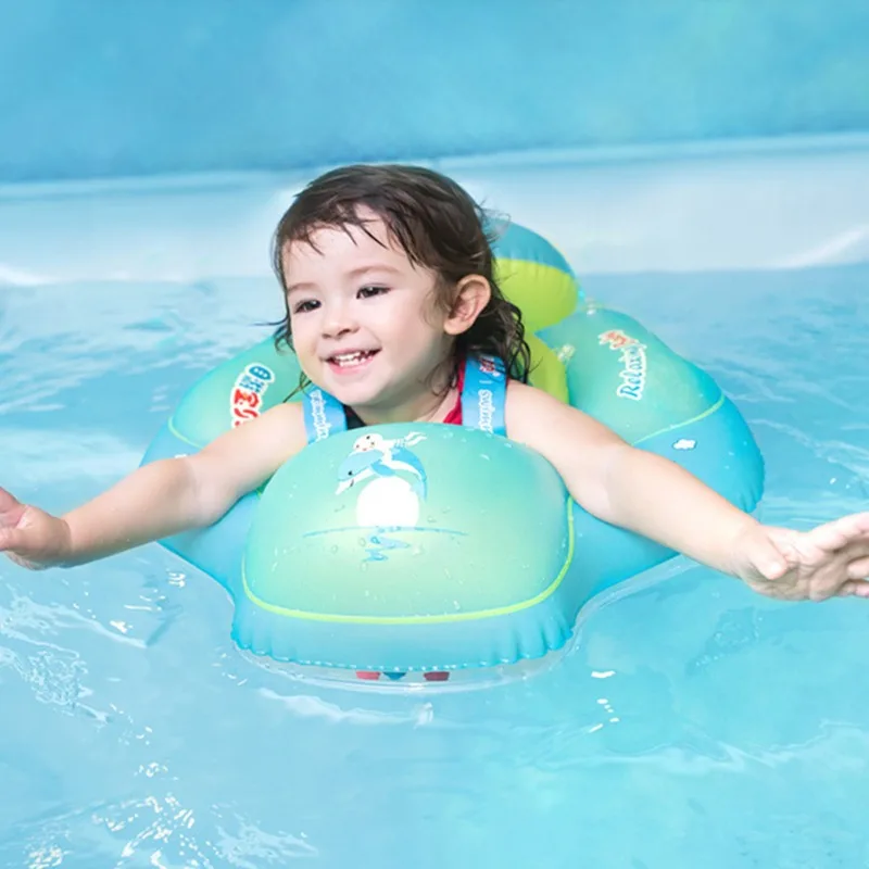 Anillo De Natación Con Asa Para Bebés - Flotador Inflable De Seguridad Para Piscina, Válido De 6 Meses A 5 Años