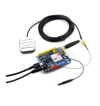 

AiSpark GSM/GPRS/GPS Shield (B) Arduino Shield Based on SIM808 USB TO UART convert compatible with UNO/Leonardo/NUCLEO/XNUCLEO