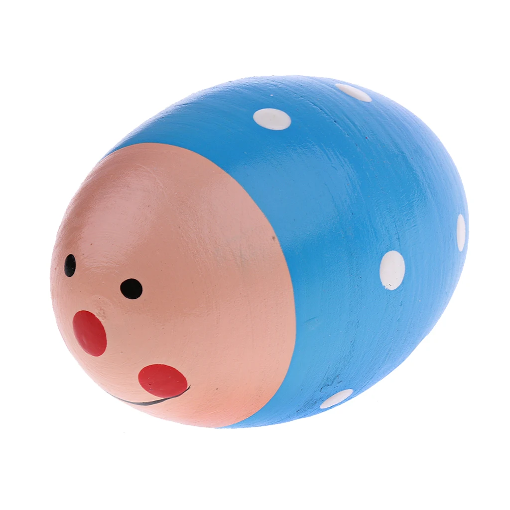 Wood Hand Shaker Egg Intelligence Percussion Toy For Early Learning Musical Instruments
