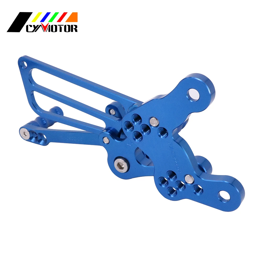Мотоцикл Алюминиевый Rearsets регулируемые Подножки подножки педали для Honda CBR400R CB400F