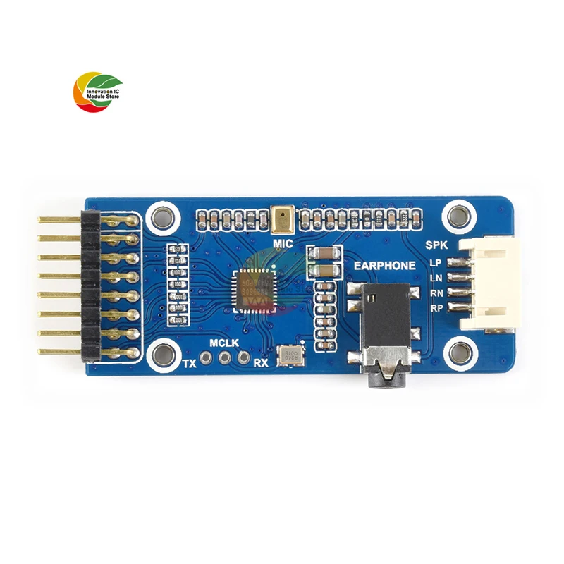 

Ziqqucu WM8960 Stereo Codec Audio Module Play/Record 3D Surround Sound Recording Programmable Encoder Module for Arduino SMT32