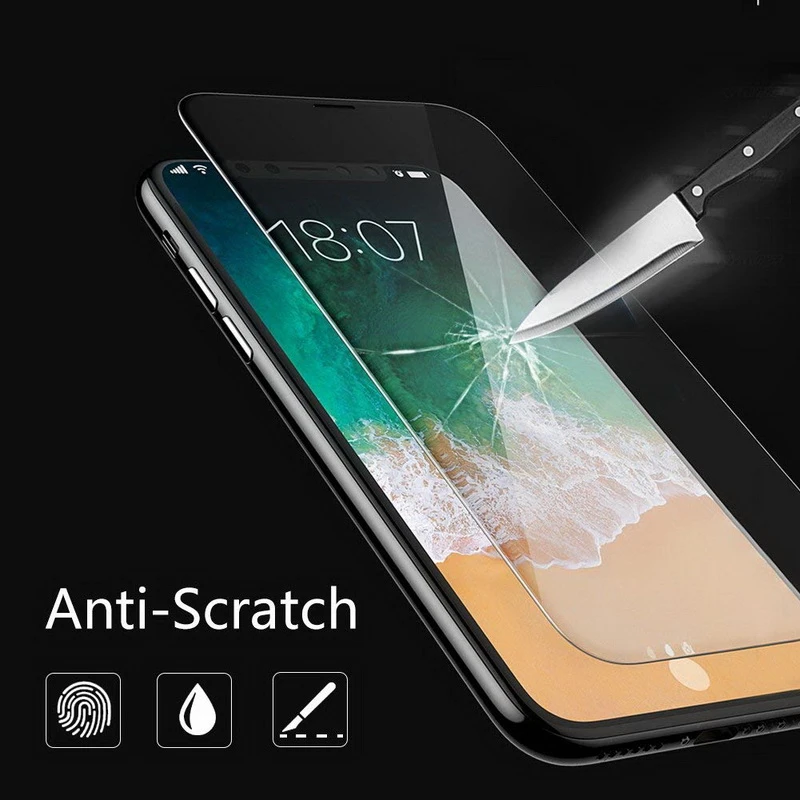 Защитное стекло закаленное 9H для IPhone 12 Pro Max 12Mini HD 11 XS X XR SE20 8 7 6 Plus|Защитные стёкла и