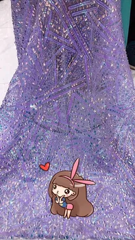 

best quality DiuDiu-11.9512 embroidered African Tulle Lace Fabric African French Lace Fabric with embroidery