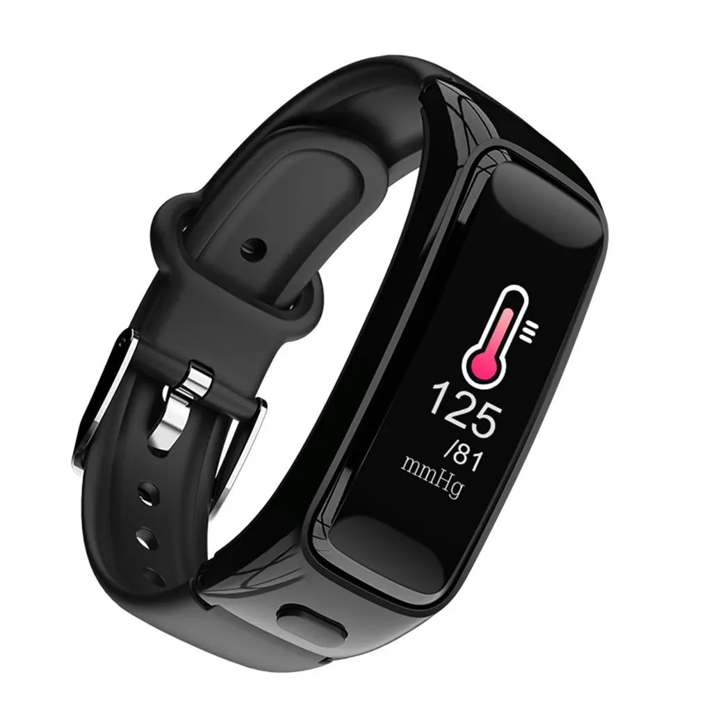 BY51 Bluetooth Earphone Smartband 2 in 1 Passometer Heart Rate Blood Pressure Monitor Smart Bracelet Sport Fitness Tracker Watch