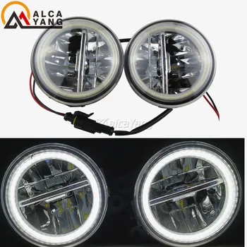 

2x Angel Fog Lamp Assembly High power LED Fog Light For Infiniti M35H M37 M56 FX 30d 37 50 AWD For Nissan X-Trail (T31) 07-13