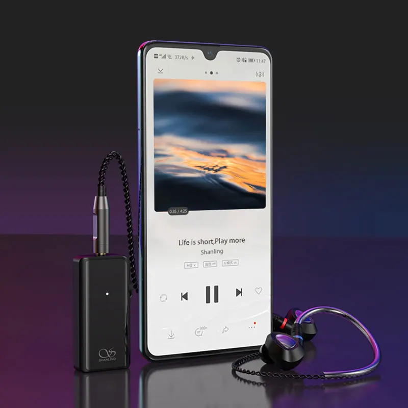 Shanling UP2 мини усилитель для наушников Bluetooth 5,0 USB LDAC аудио портативный усилитель для iphone