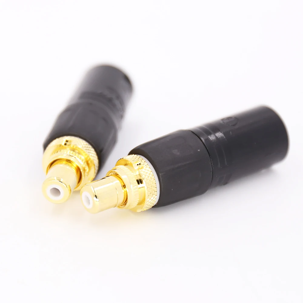 Переходник NEUTRIK XLR папа Мама Позолоченный разъем RCA переходник с на мама