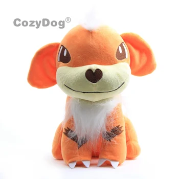 

30cm Growlithe plush toys doll Japan Cartoon Anime Pikachu Eevee Charizard Charmander Series Doll Dog Stuffed Toy Kids Baby Gift