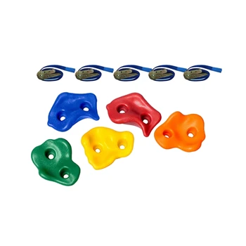 

Ninja Tree Climbing Holds with Ratchet Straps for Kids Adult Outdoor Ninja Warrior Obstacle Course Training