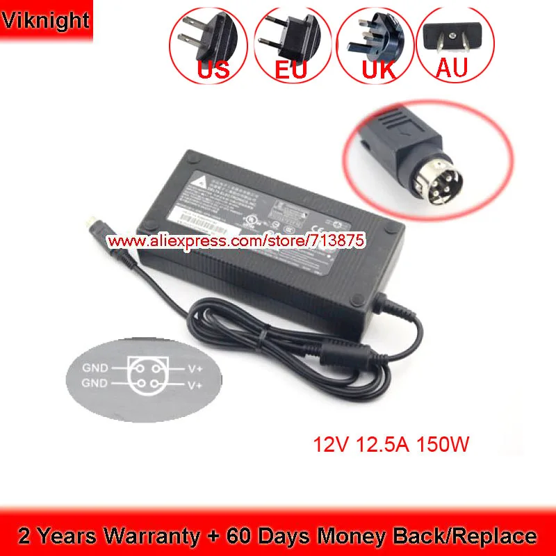 Подлинная Дельта DPS-150NB-1A 12V 12.5A 4Pin DPS-150NB-A адаптер переменного тока для PX150 эпос PP-9635