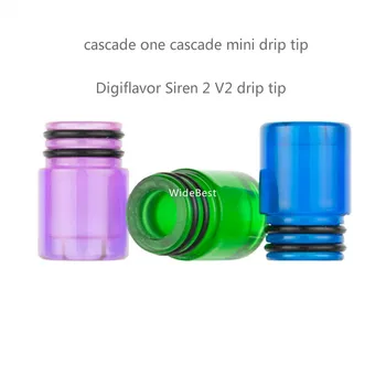 

unique design Delrin/Resin Polished 510 Drip Tip Replacement for cascade one cascade mini/Digiflavor Siren 2 V2