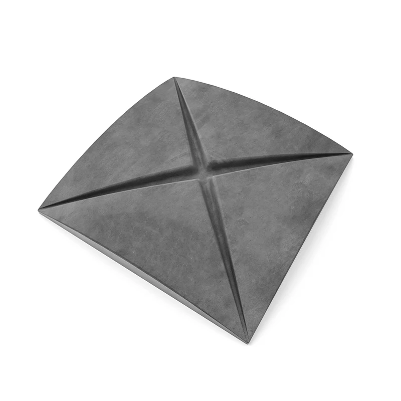 30cm Geometry Design Concrete Wall Tiles Silicone Mold Cement