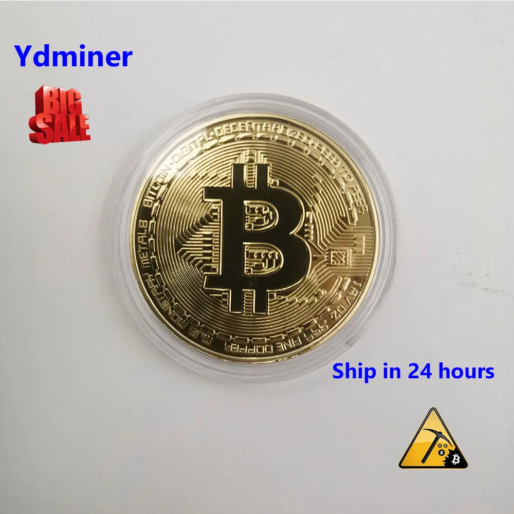 Золотой серебреный цвет монеты Биткоин медаль подарок btc|Блок-чейн/майнер| |