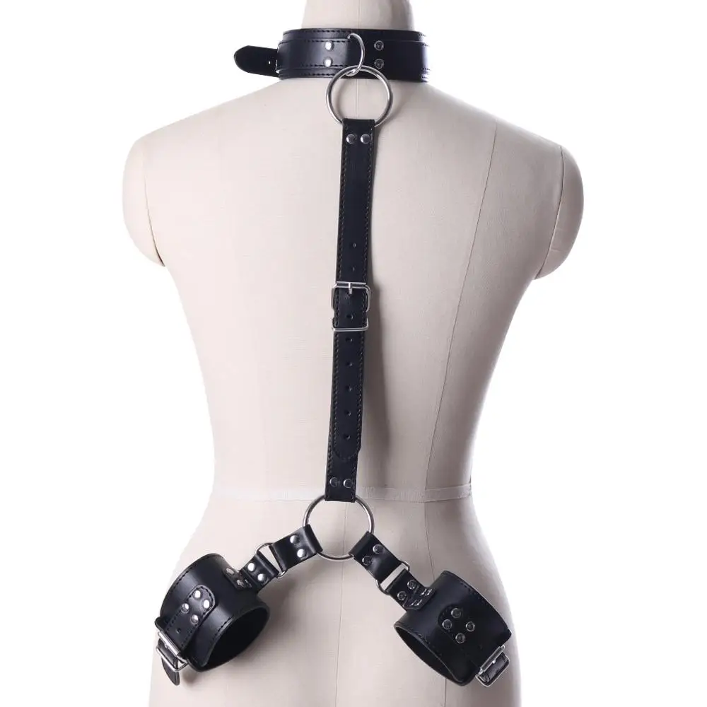 PG0544 Full Body Harness Lingerie Top Neck Strap Elastic Women Panties Goth Punk Garter Belts Suspender Bedroom Party Bondage Bralette - Цвет: PG0544