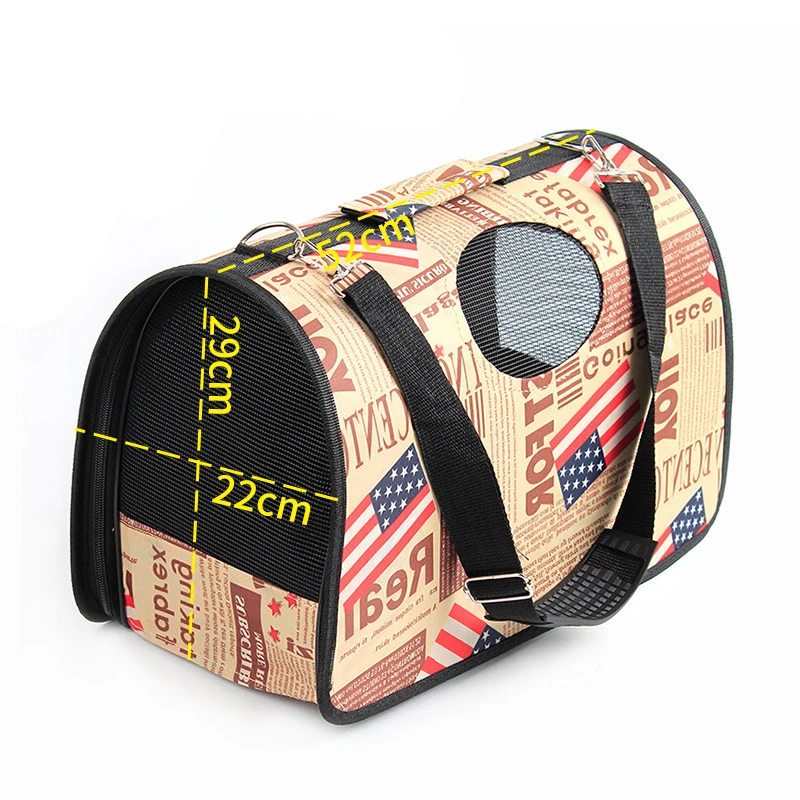 52*22*29 см Pet Dog Cat наружная дорожная дышащая сумка регулировочный рюкзак защитная сетка сумка для собак велосипед Пешие прогулки хозяйственные принадлежности