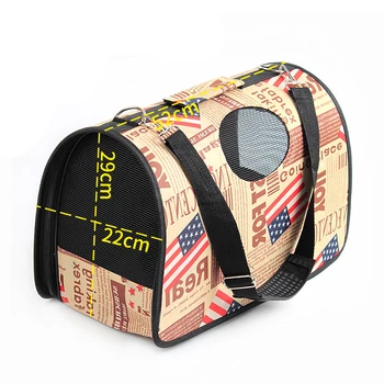 

52*22*29cm Pet Dog Cat Outdoor Travel Breathable Bag Adjustment Backpack Safety Mesh Bag Dog Bicycle Hiking Shopping Supplies