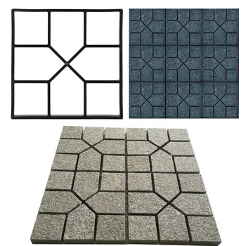 

Paving Pavement Concrete Mould Stepping Stone Mold Garden Lawn Path Paver Walk Concrete Mould