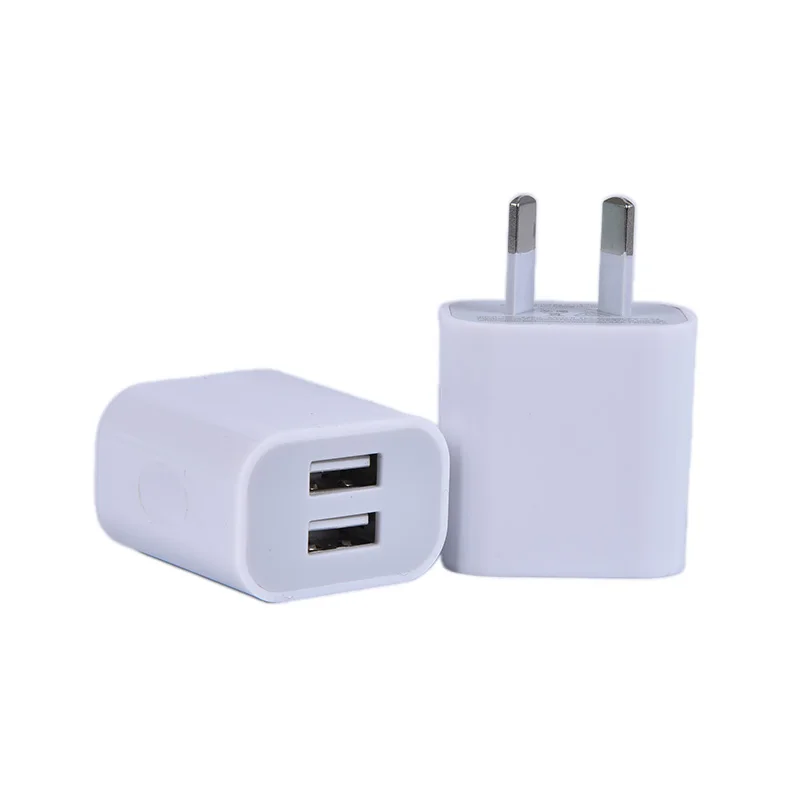 Стандартное зарядное устройство с двумя USB-портами и вилкой Стандарта Австралии 5