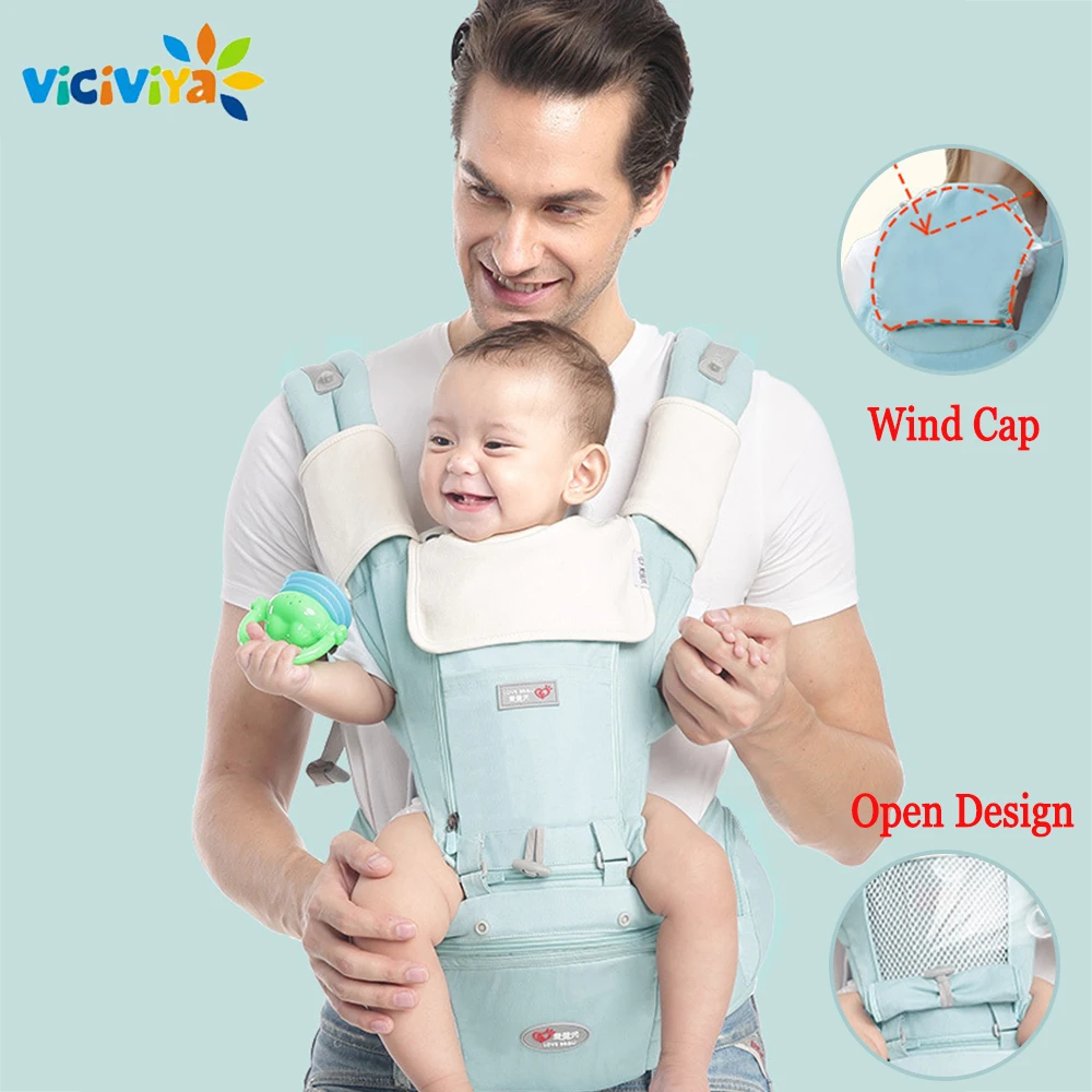 

Ergonomic new born Baby Carrier Infant Kids Backpack Hipseat Sling Front Facing Kangaroo Baby Wrap for Baby Travel 0-36 months