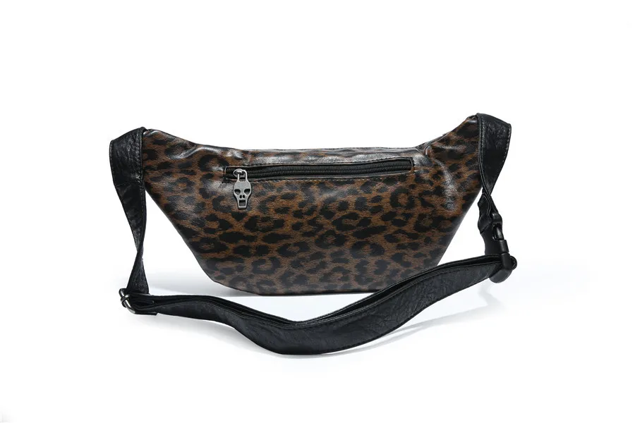 Корейская мужская модная леопардовая поясная сумка, индивидуальная Джокер, маленькая нагрудная сумка, модная сумка на плечо