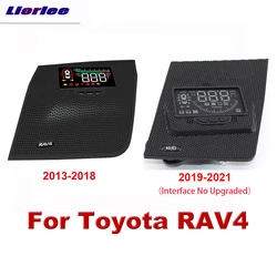 Affichage tête haute HUD de voiture, système d'alarme de projecteur de pare brise, accessoires électroniques automobiles pour Toyota RAV4/RAV 4 2013 – 2020 2021 
