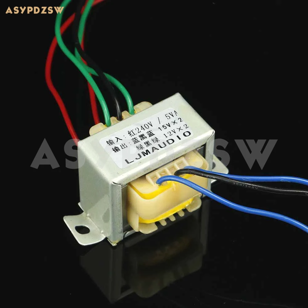 240V 6VA Preamplifier Headphone amp DAC 6 line EI transformer 6W 15V 0 15V 12V 0 12V
