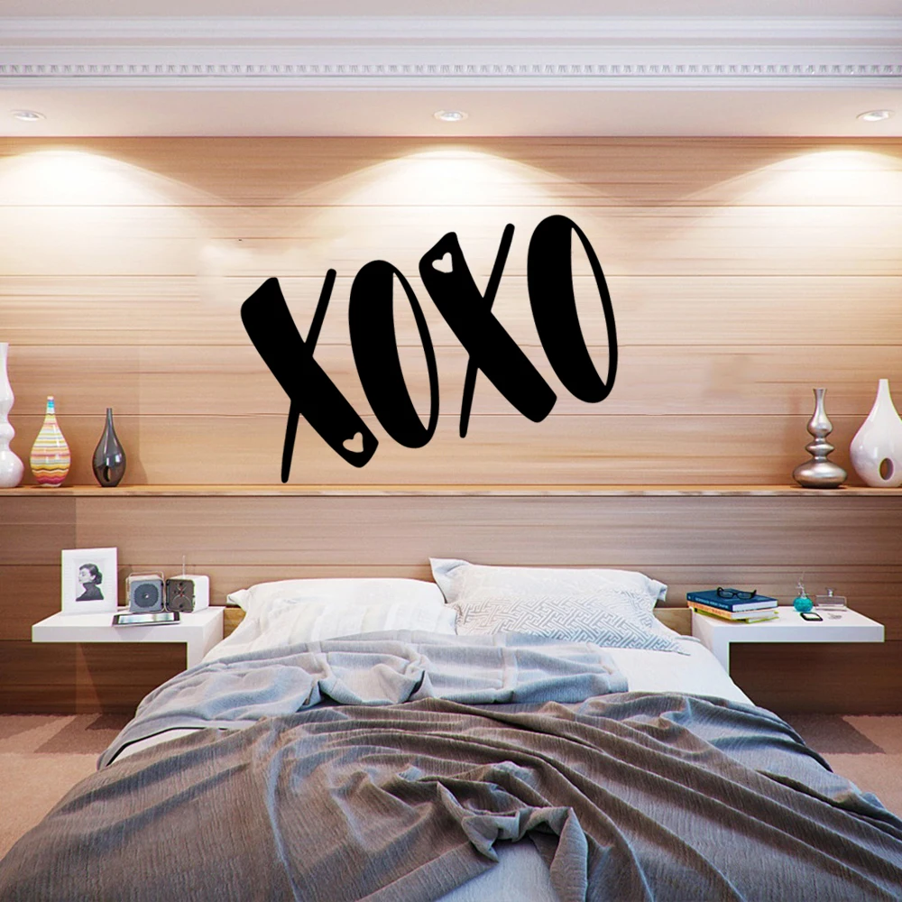 Diy xoxo Wall Sticker Removable Self Adhesive Watercolo For Living Room Kids Pvc Decals | Дом и сад