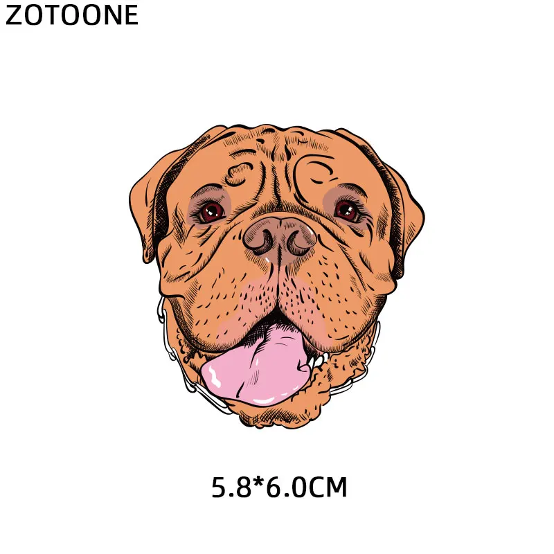 1449 ZOTOONE милые нашивки для одежды с изображениями животных из мультфильмов, наклейки на футболки - Цвет: 1449