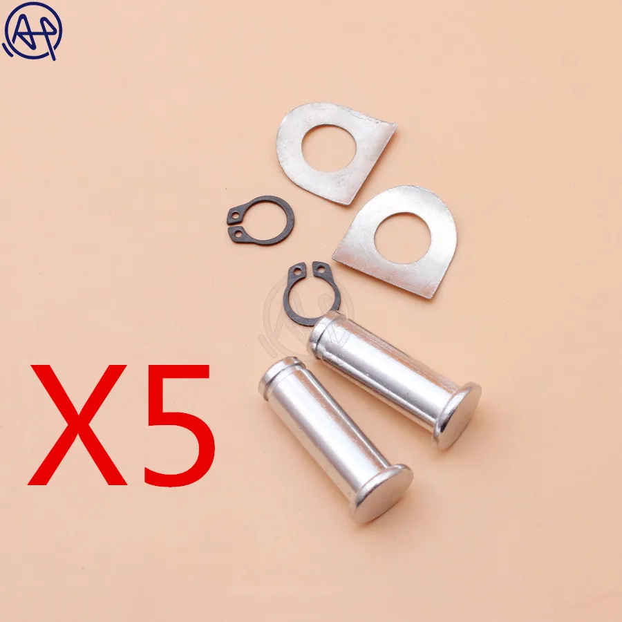 

5set Motorcycle Silver Foot Pegs Footrest Mount Kit Pins For Harley Dyna Softail Sportster V Rod Night Rod FLHX