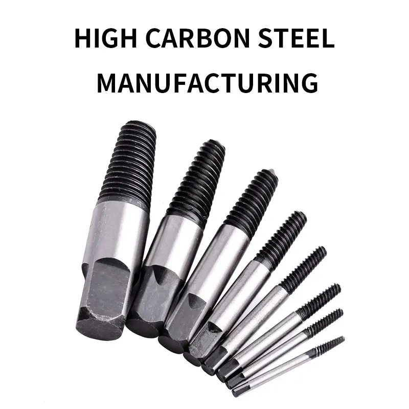Сломанная проволока винтовой экстрактор сверла руководство набор сломанная скорость из легкой Болтовая шпилька зачищенный винт для удаления инструмента болт экстрактор