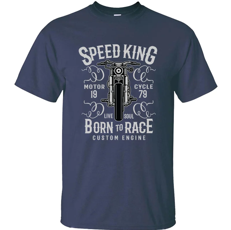 Дизайнерская забавная футболка Speed King мужские белые оригинальные женские