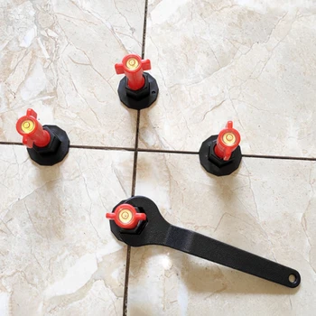 

New Reusable Tile Leveler Spacers with Special Wrench Tile Positioning Tool for Floor Flooring Wall Construction Leveling System