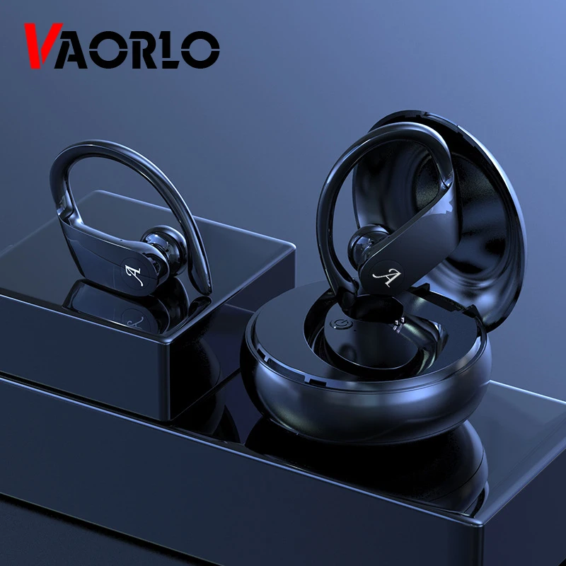 VAORLO HiFi 8D Sound TWS Bluetooth Earphones Sports Running Wireless 5 0 Headphones Smart Auto Pairing Earbuds For iPhone Xiaomi