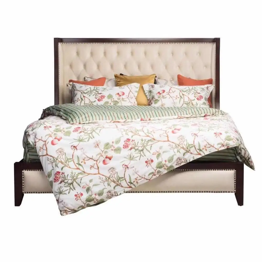 2020 Moderne Schlafzimmer Anpassen Hotel Bett Fabrik Konig Konigin Grosse Luxus Bett Leder Stoff Leinen Schlafzimmer Mobel Betten Aliexpress