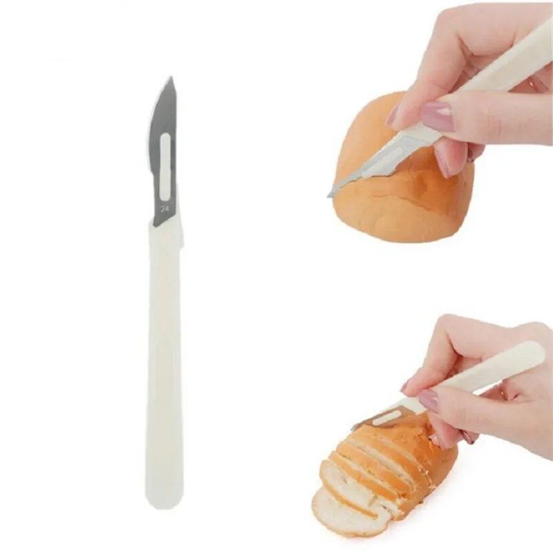Baguette Bread Slicing Knife Practical European patisserie Bread Cutter  Pastry Cutting Tools Carbon Steel Blade PP Shank Small - AliExpress