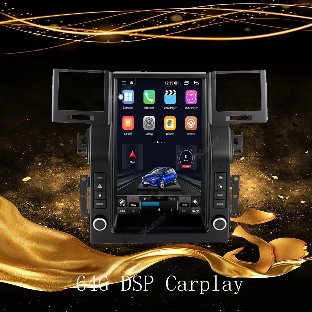 

12.1'' Android 10.0 Car radio player Tesla Vertical Screen Car Radio Multimedia For Land Rover Range Rover Sport 2005-2009