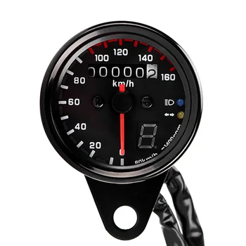 

Hot New 12V Universal Motorcycle Speedometer Tachometer Gauge w/ LED Backlight