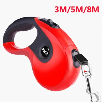 

8M Long Strong Pet Leash For Large Dogs Automatic Retractable Extending Lead Dog Leash Rope Walking Running Leads Pet Supplies