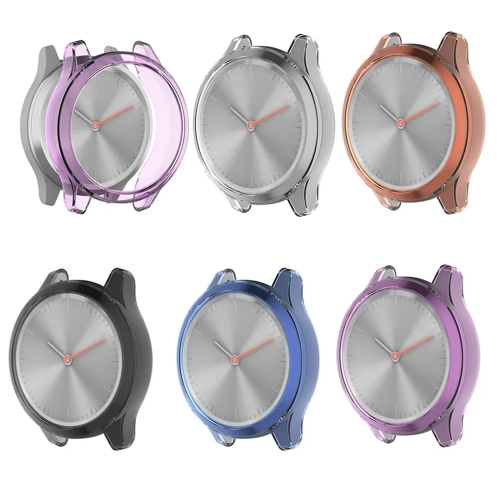 

TPU Protective Case Watch Screen Protector for Garmin Vivomove 3S Garminmove 3S Accessories Anti-Scratch Watch Cover Case