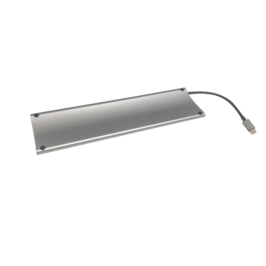 10 в 1 Тип C концентратор к HDMI USB 3,0 RJ45 адаптер док-станция для ноутбука мобильного телефона VGA 3,5 мм SD/мини-карта флэш памяти TF DP Интерфейс зарядка PD