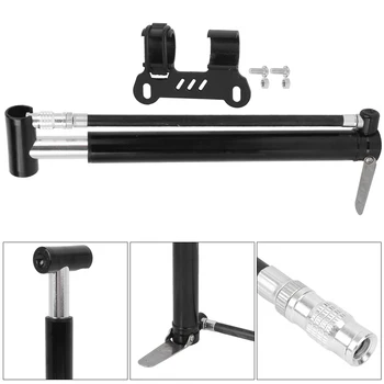 

Portable Mini Tire Pump New Aluminium Alloy Portable Mini Bicycle Air Pump High Pressure Bike Tire Inflator Cycling Accessory