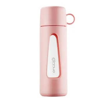 

Glass Large Capacity Portable Water Cup Male Creative Shatter-resistant Double-layer Filter Cup Female Student Korean Version