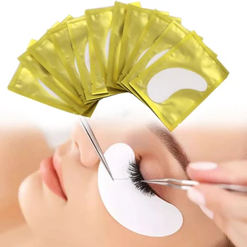 

50pair Makeup Eyelash Extension Paper Patches Under Eye Pads Lash Eyelash Extension Paper Patches Eye Tips Sticker Make Up Tools