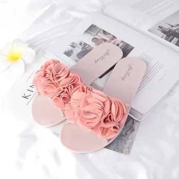 

2020 FASHION Women's Bohemian Flower Flat Slippers Summer Sandals Non-slip Beach Shoes home casual